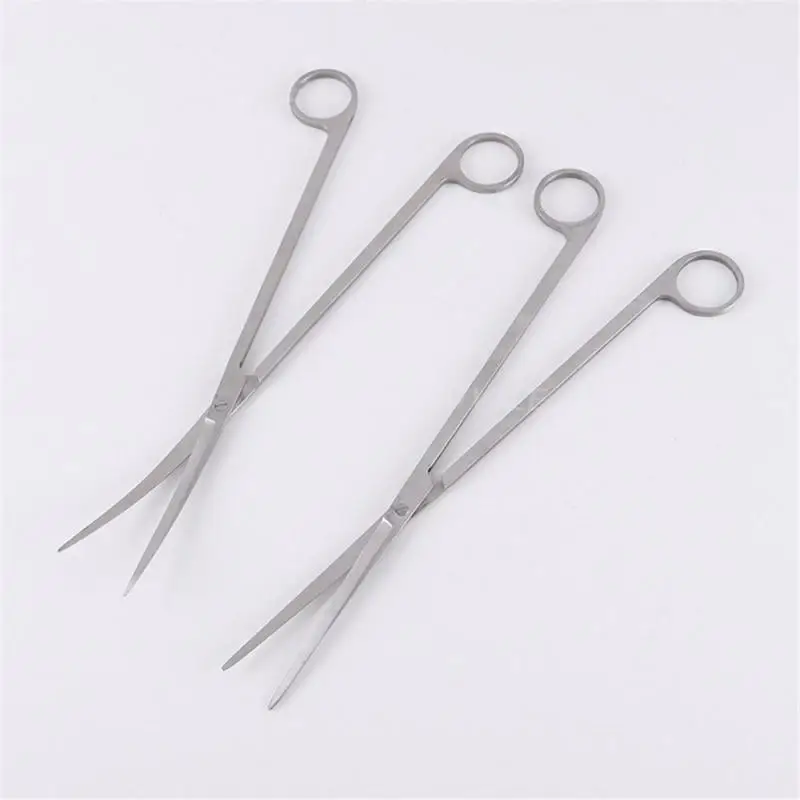 Fish Tank Scissors High Quality Easy To Operate Plant Wave Scissors Aquarium Care Scissors Not Easily Deformed Smooth Durable