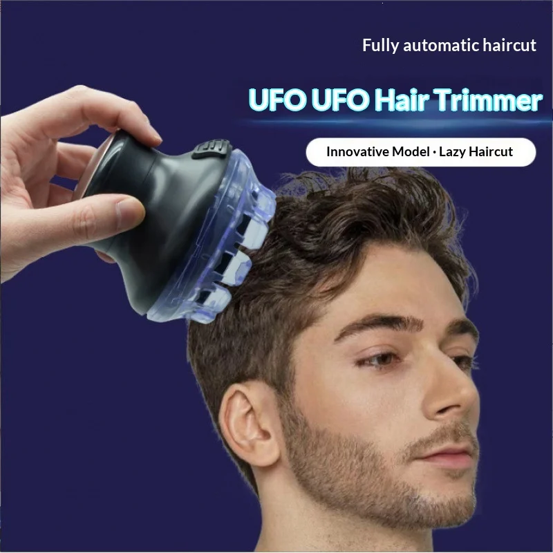 Wireless Self Haircut Round Hair Clipper Kit with LED Digital Display, 3-12mm Adjustable Cutting Length for Quick Self Haircut image 3