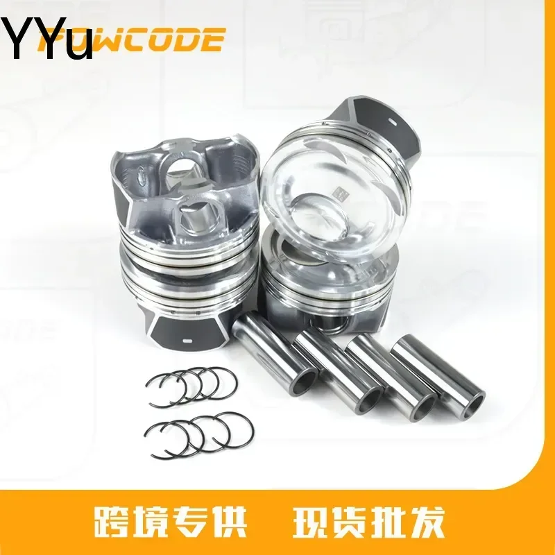 for Ford Mustang 2.3T Engine Piston Set STD Size EJ7Z6108E Auto Parts Replacement Kit for EcoBoost Motor Vehicle Repair Tools