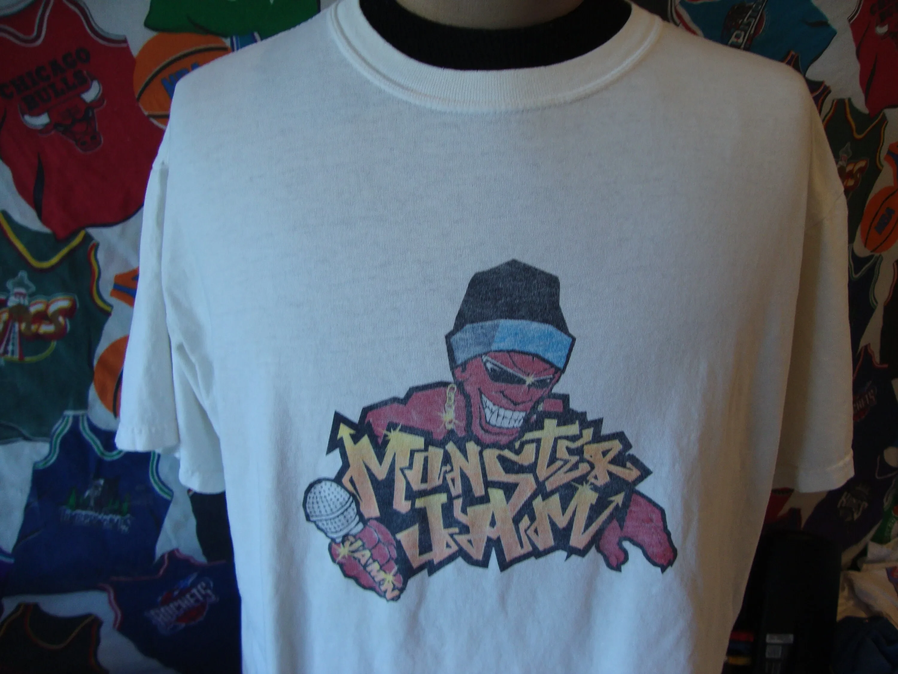 Vintage 2001 Monster Jam DMX P Diddy Eve Fabolous Missy Elliot T-shirt