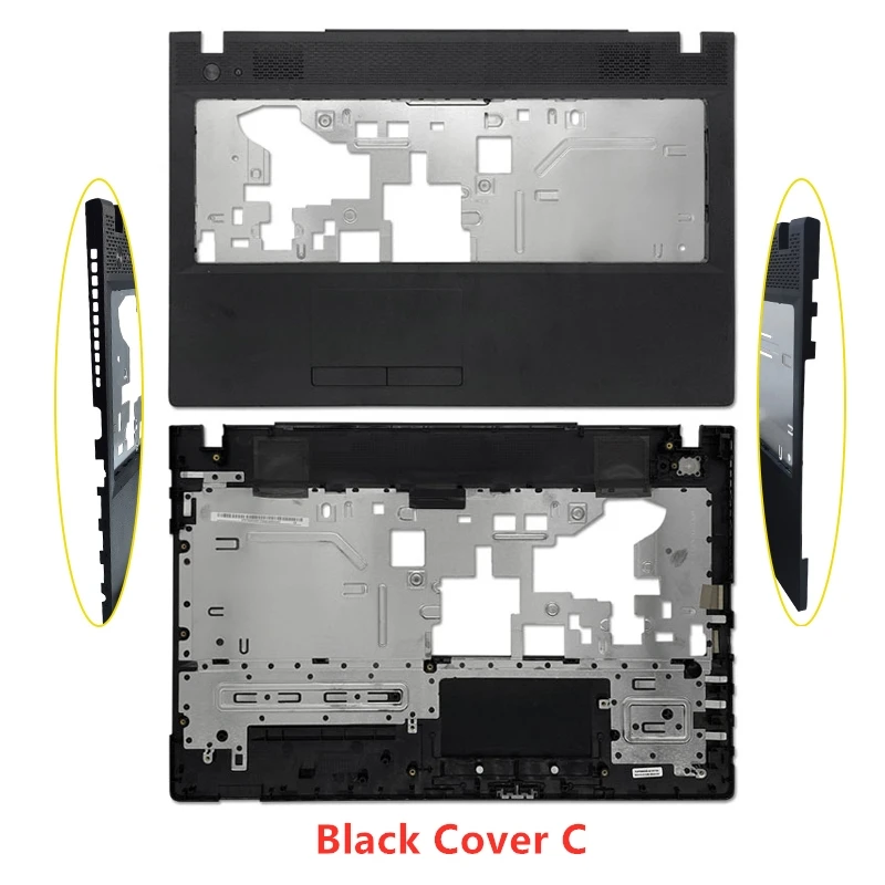 Baru untuk Lenovo G500 G505 G510 G590 Laptop LCD penutup belakang Bezel depan Palmrest casing bawah engsel