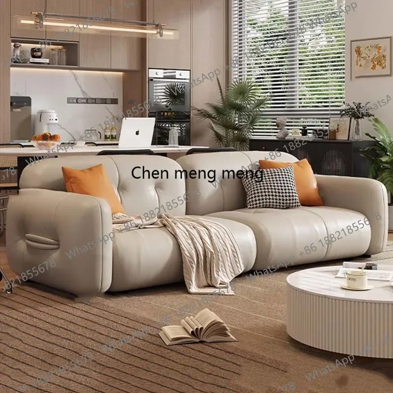 

Новое поступление, простые современные диваны, европейские дизайнерские диваны из натуральной кожи, итальянские диваны для гостиной, Modernos Para Sala Home