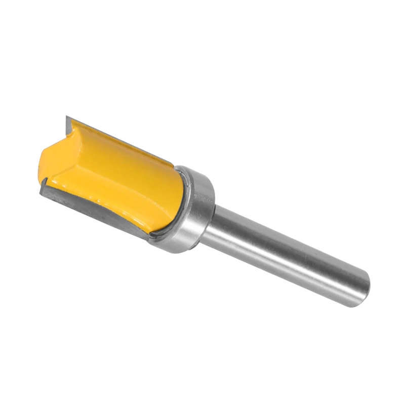 Imagem -02 - Único e Duplo Rolamento Carbide Cortador Shank Padrão Bit Flush Trim Bit Carpintaria Fresa para Bit de Madeira Face Mill mm