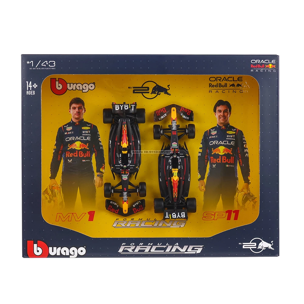 Bburago 1: 43 فيراري مرسيدس بنز ريد بول 2024 RB20 SF24 W15 هدية صندوق مزدوج سيارة سبيكة سيارة فاخرة يموت الصب سيارة لعبة مجسمة #4