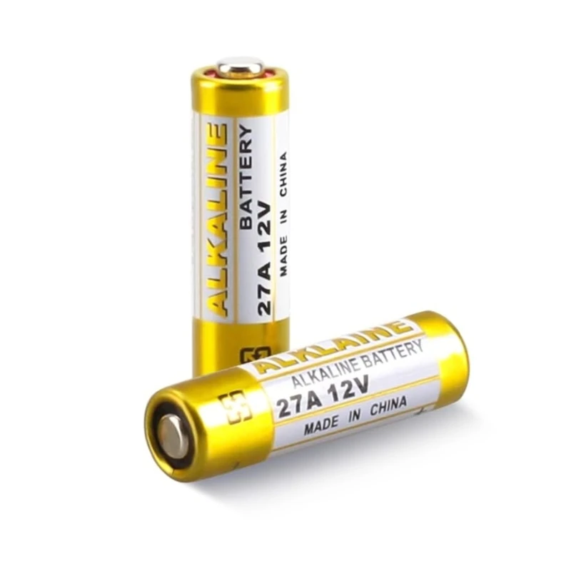 Reliable 27A 12V Alkaline Batteries Long Lasting 12V Alkaline Batteries for Wireless Doorbells & Curtain Remotes