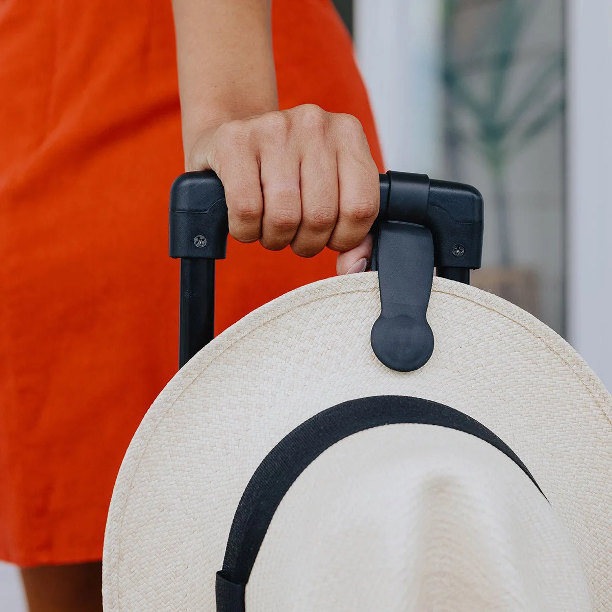 Sac à Chapeau Magnétique en Caoutchouc à Clipser, pour Bagage de Voyage, Sac à Dos, Randonnée en Plein Air