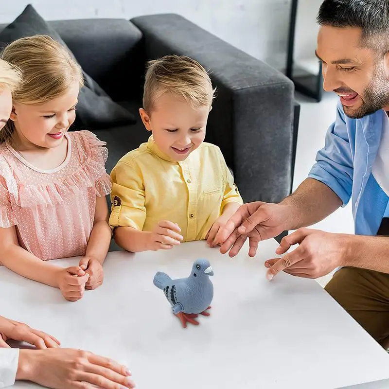 Jouets de simulation de pigeon à remonter pour enfants, jouet mécanique pour enfants, pigeon animal à remonter, jouets de pigeon pour enfants, maison et extérieur, garçons