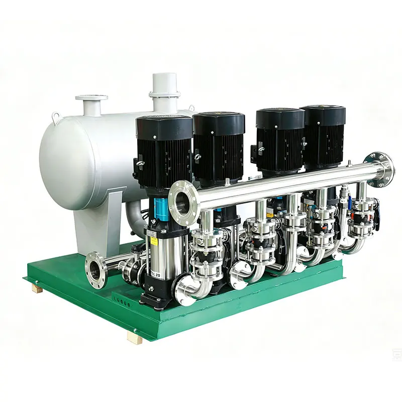 Customized 5-500 M3/H Booster Water Supply System Multi-Stage Pump 20-200m Head For Building Industrial Use