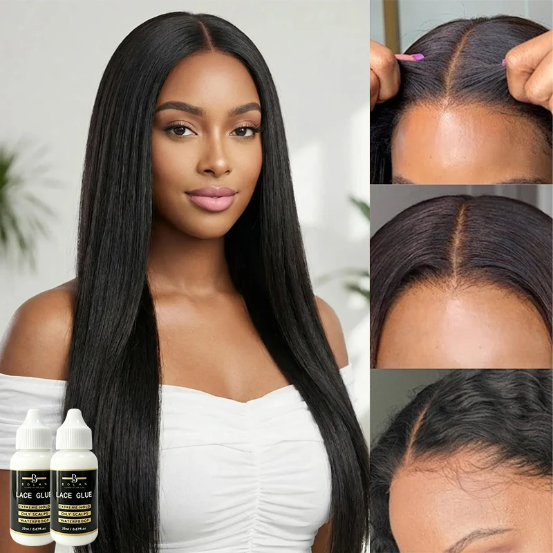 Bolan Lace Hair Gel trong Hold Glue for Wigs Hair Systems - Invisible Bonding Glue - Humidity Resistant & Water Resistant view 5