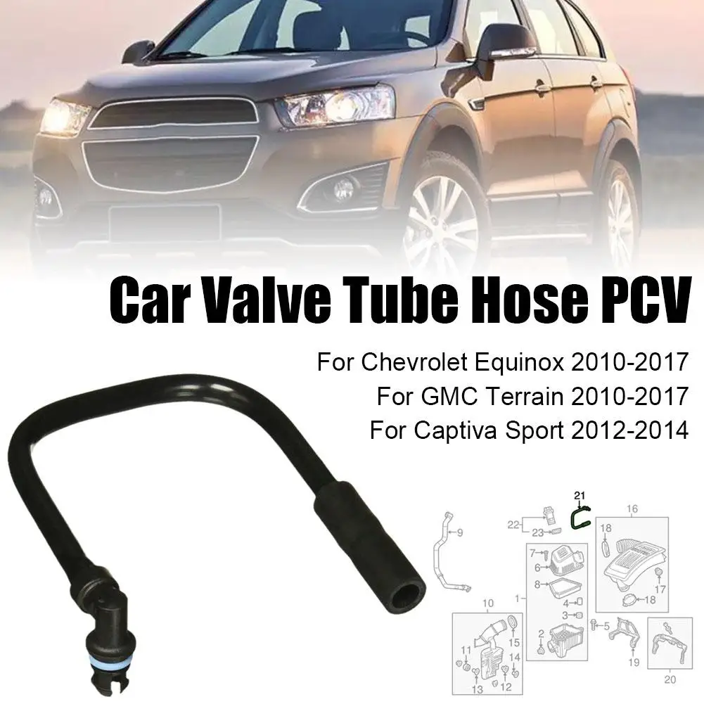 

Car Crankcase Ventilation PCV Hose Tube Fit For Captiva Terrain Equinox OEM 12619363 Replacement Car Parts P0R3