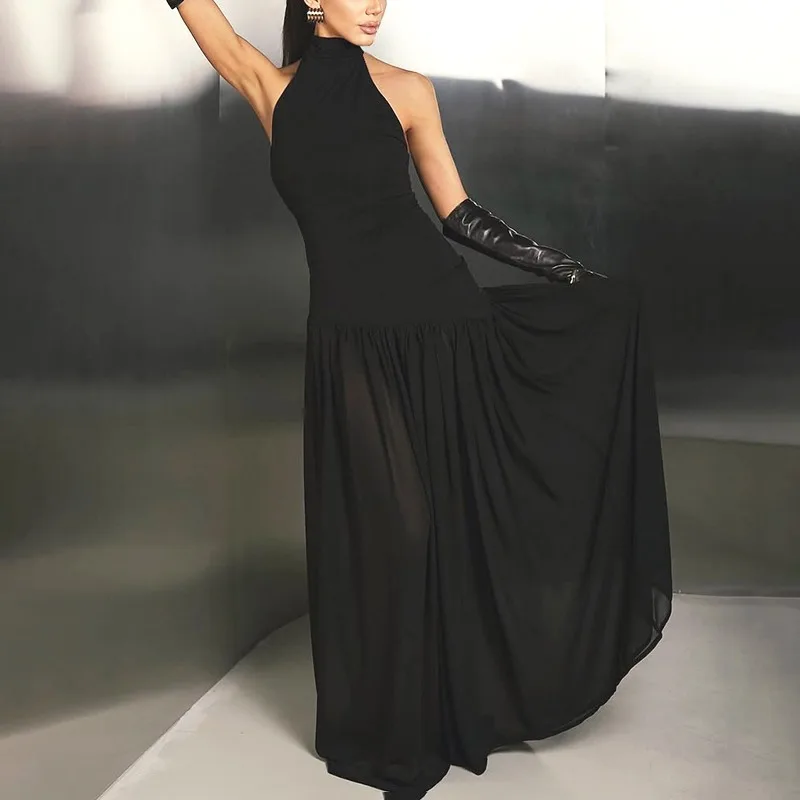 

Ticketsx Black Off-the-Shoulder Patchwork Lace-up Fitted Dress Sexy Summer Hollow Out Dress Vacation Party Women Dress Vestidos