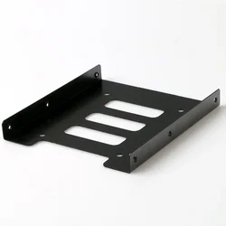 Soporte adaptador de montaje de Metal para disco duro de PC, accesorio útil para SSD HDD de 2,5 pulgadas a 3,5 pulgadas, tornillo de muelle