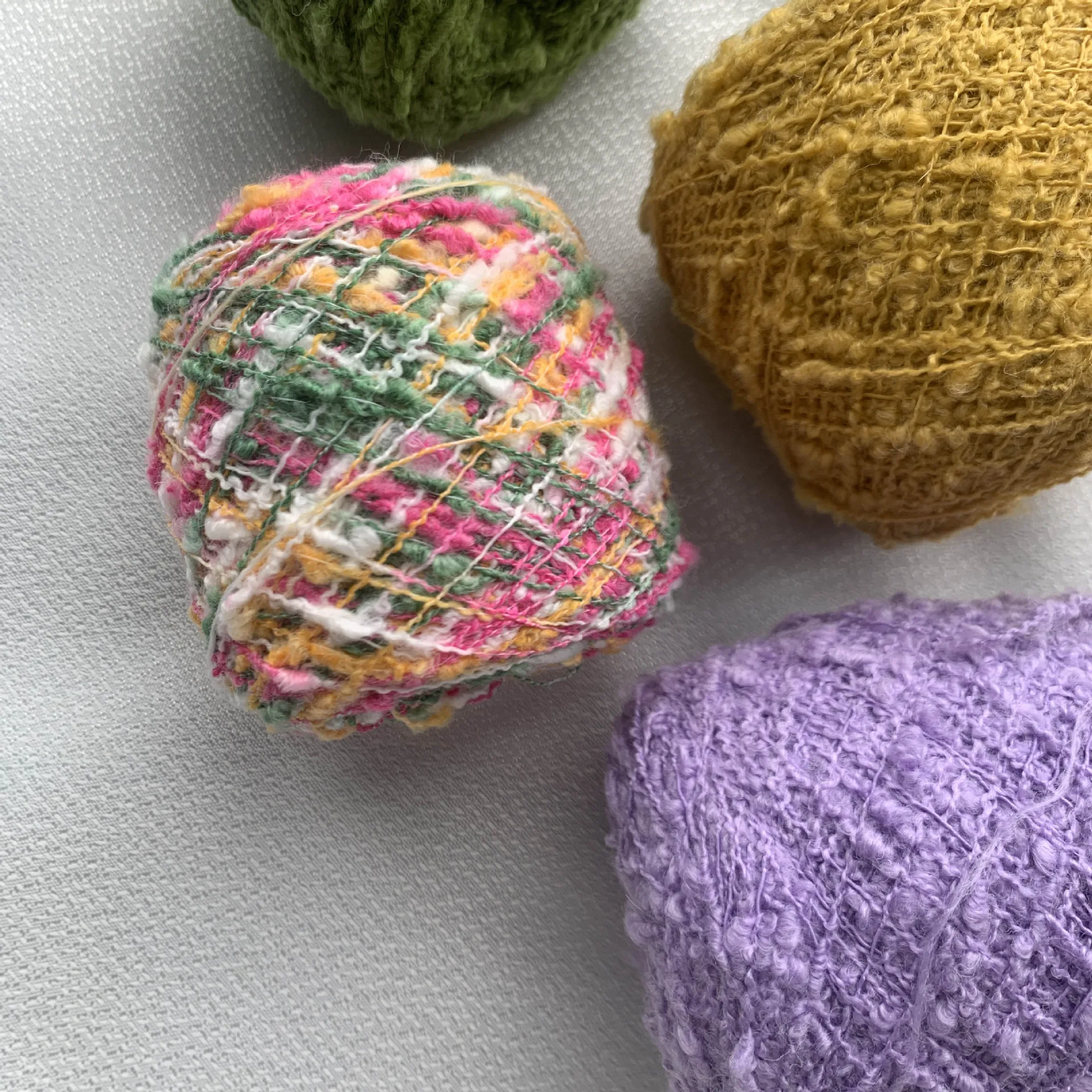 50g/ Ball Fancy Beanball Hand-woven Diy Thread Hand Mixed Thread Matching Sweater Coat Hat Doll Clothes Hand Knitted Thread