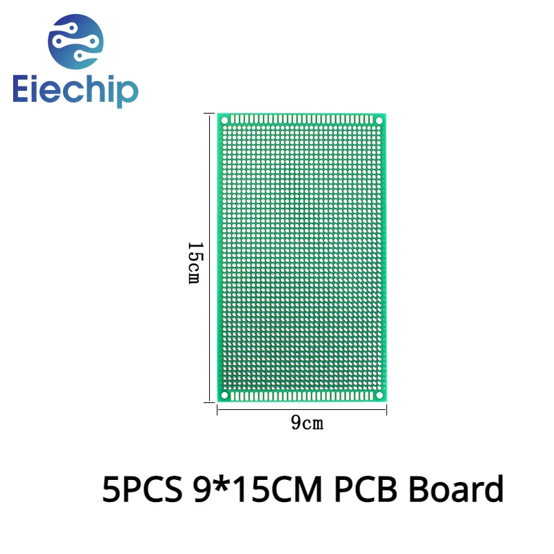 5PCS Double Sided Pcb Board 9*15CM Green DIY Main Boards Prototype Pcb Universal Board