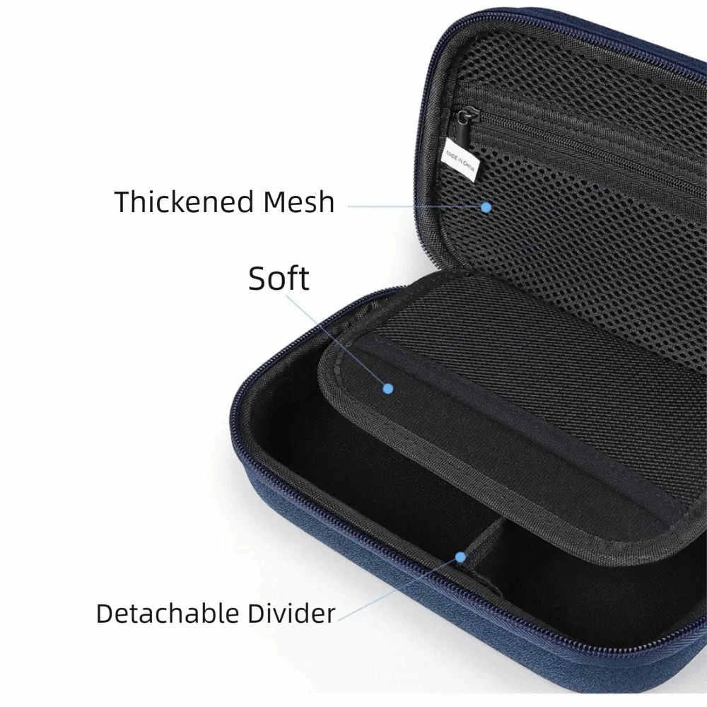 Большой вместительный органайзер для путешествий, портативная двухслойная сумка для хранения цифровых аксессуаров, твердая сумка-органайзер для офиса