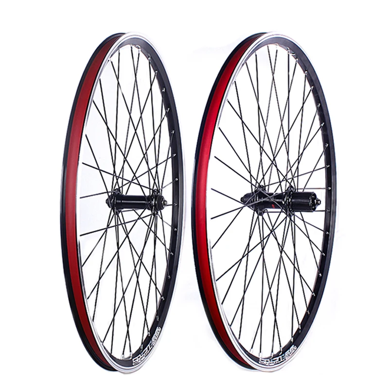 AliExpress ROCKBAO 20inch Bike Wheelset  24 26 inch Aluminum alloy RM30/RM60 100/135mm 700C V brake 32H 7-10speed Bicycle wheels