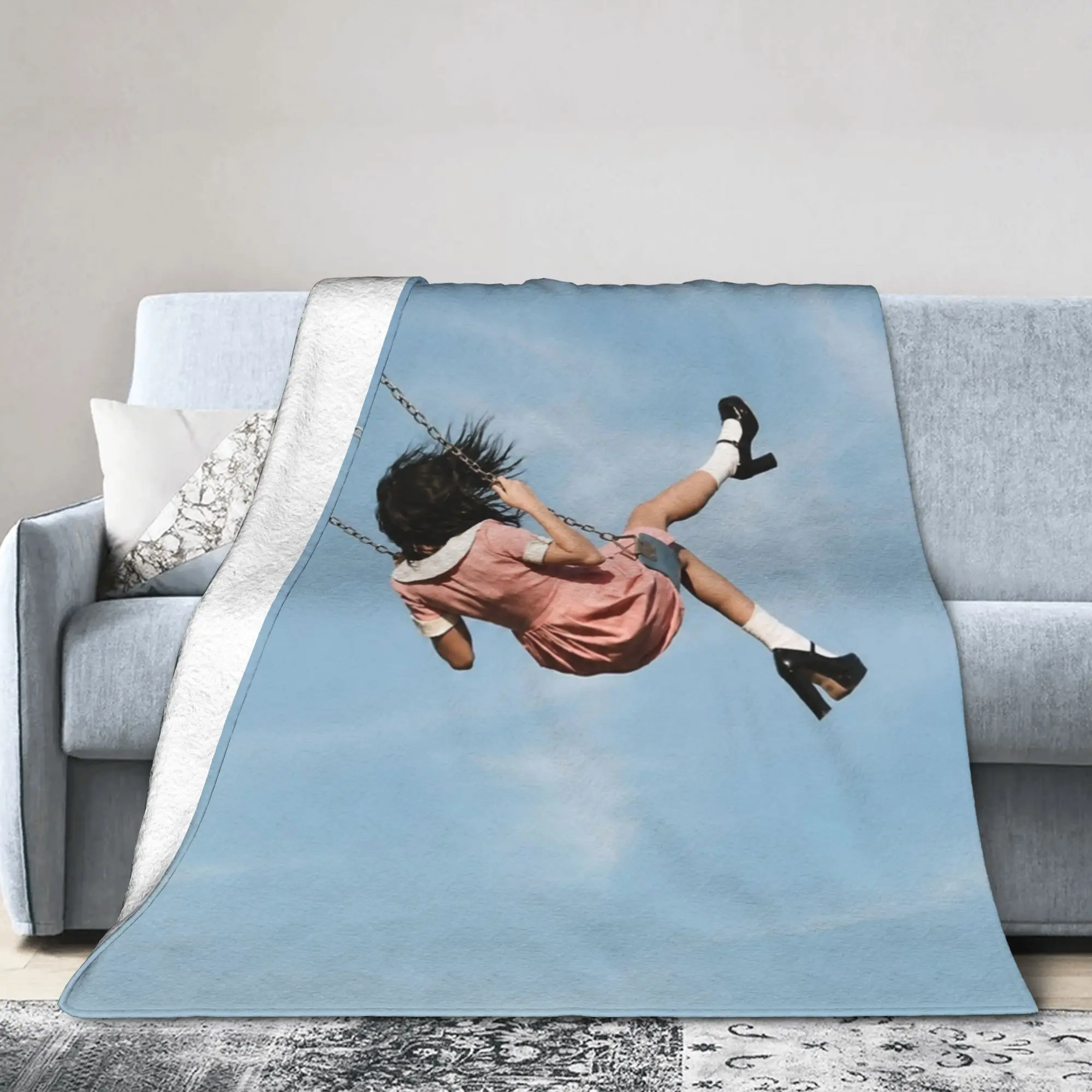 You Seem Pretty Sad for a Girl So in Love Blankets Hot Singer  Flannel Throw Blanket Air Conditioning Decoration Warm Bedspreads
