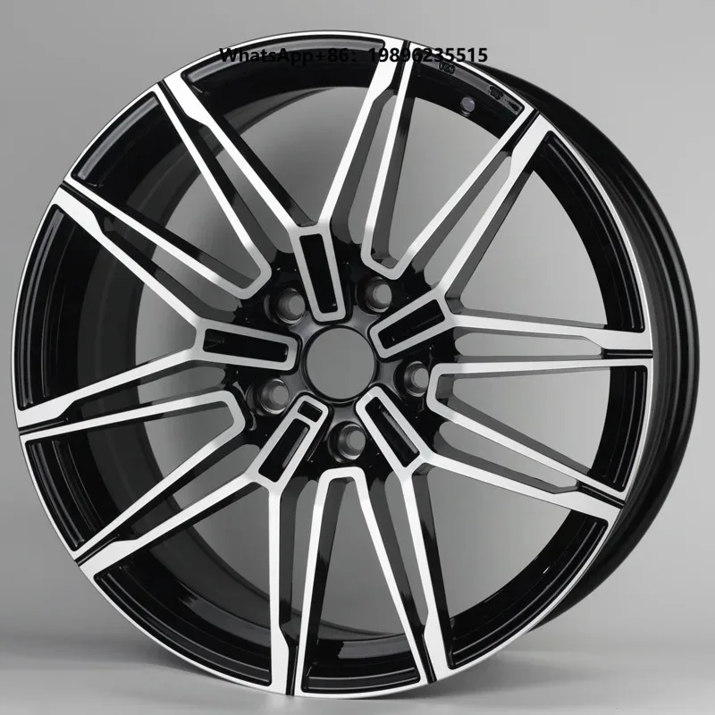 Forged Aluminum Alloy Multi Spoke Wheel Hub 30mm/35mm New Black Finish for 5/3/7 Series/X1/1 Series Alloy Passenger Car Wheels