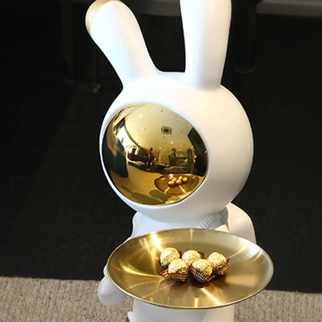 Space Rabbit Desktop Storage Organizer, Valet Catchall Tray, Bedroom Nightstand