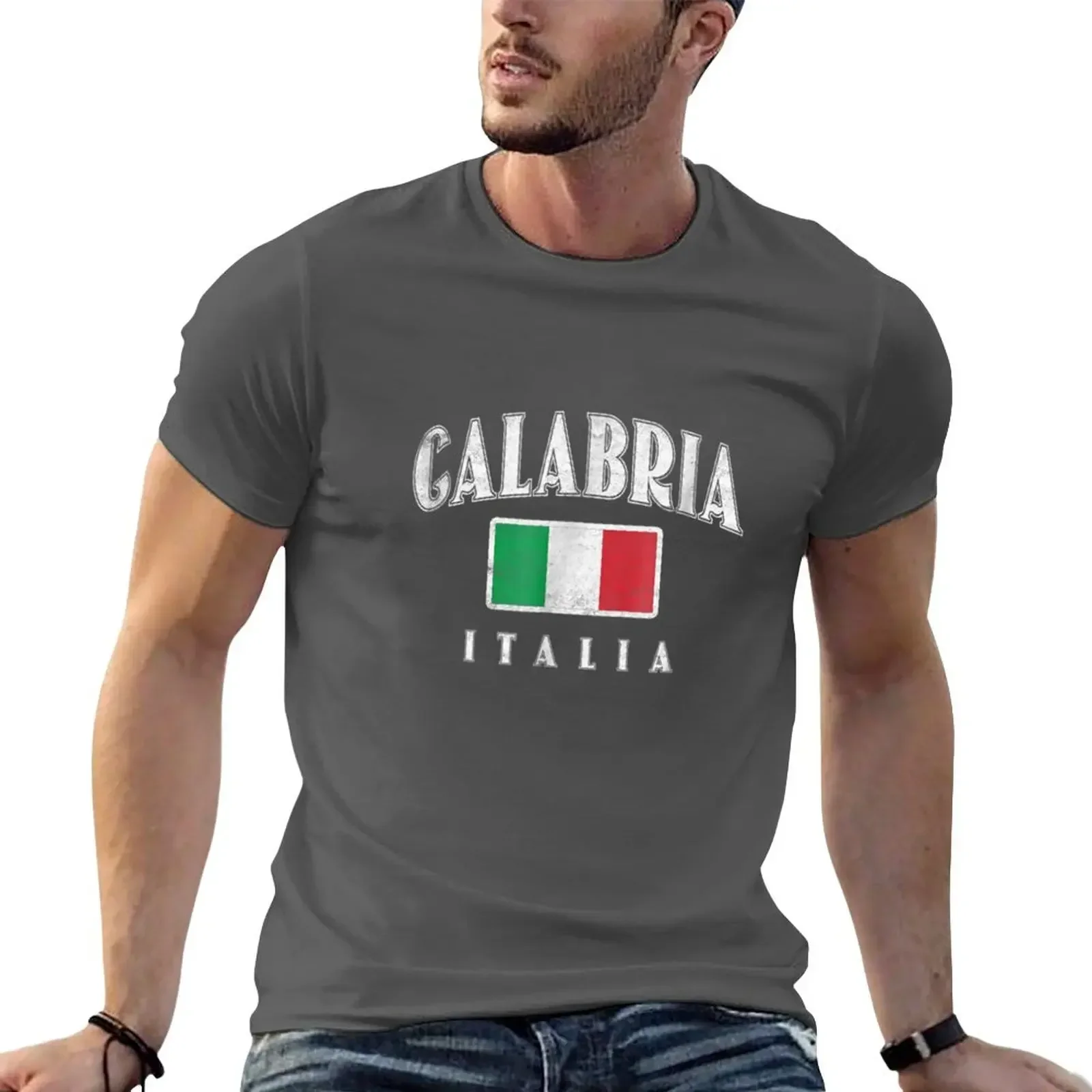 Cheavyweight streetwear Calabria Italy Italian Souvenir Italia Calabrese oversized kawaii clothes oversized t shirts for men