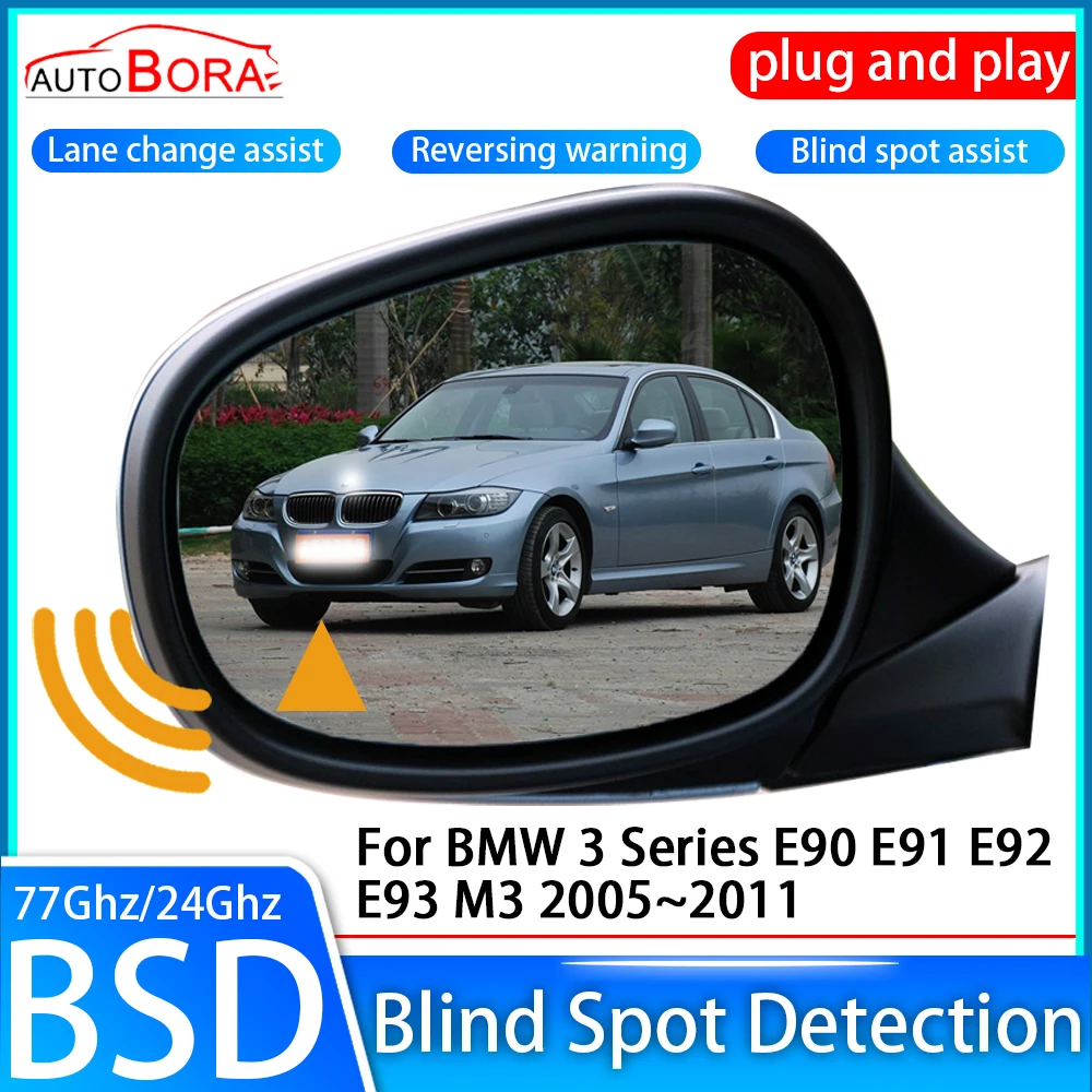 

AutoBora Car Blind Spot Detection System BSD Sensor Drive Rear Mirror Monitoring for BMW 3 Series E90 E91 E92 E93 M3 2005~2011