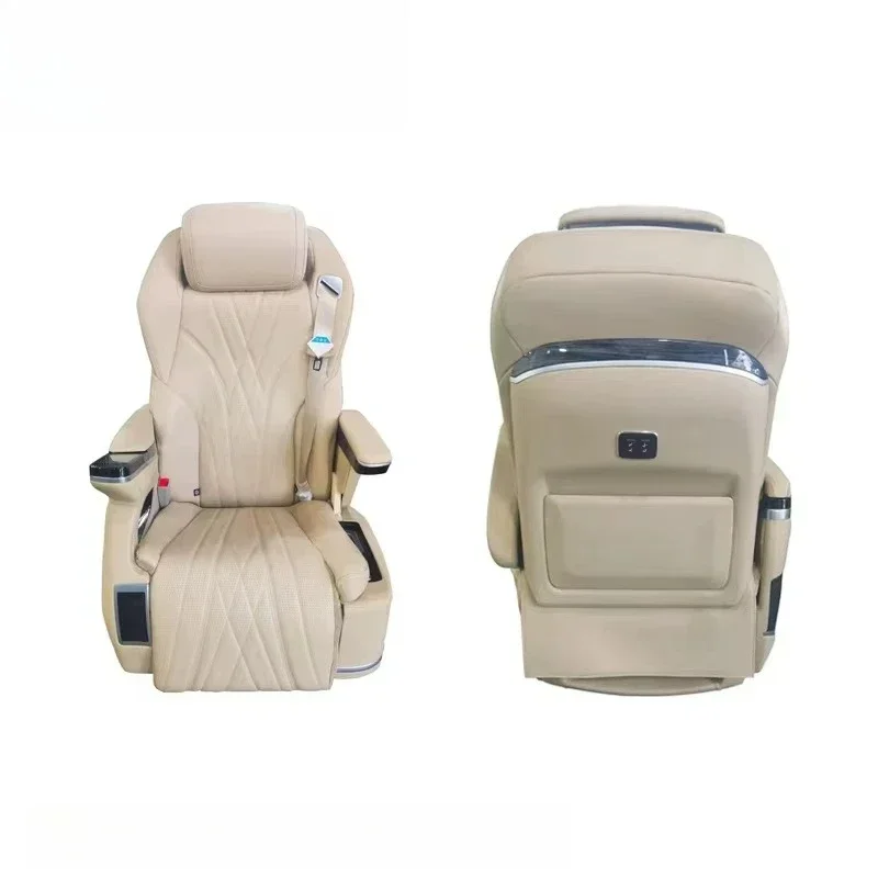 Sports and aviation seats, leather car seats with slides and locking spins, suitable for v-type/sprinters
