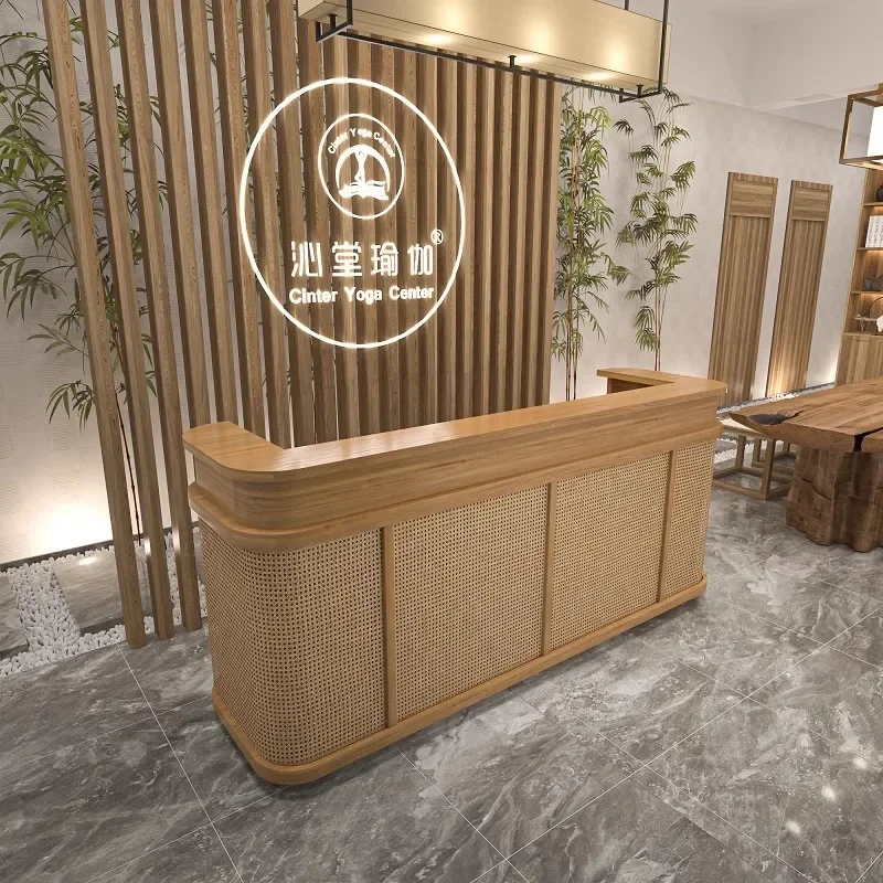 Podium Store Reception Desk Beauty Stand Lectern Office Reception Desk Supermarket Restaurant Salon Mostrador Luxury Furniture