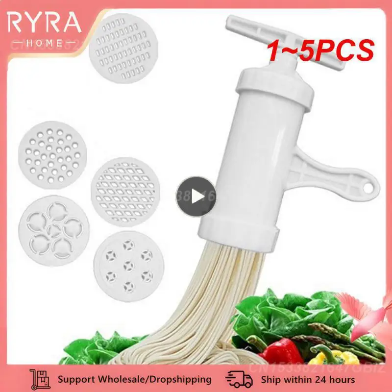 1~5PCS Manual Hand Sausage/Noodle Maker Set With 7 Different Templates Kitchen Tools With 7 Different Templates Kitchen Tools