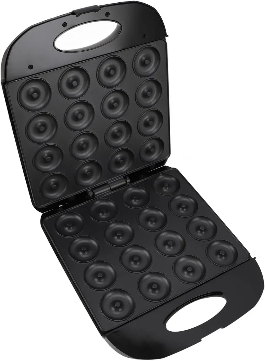 

Electric Donut Baker Pancake Donut Machine 1400W Power Breakfast Snack Dessert Maker (Black)