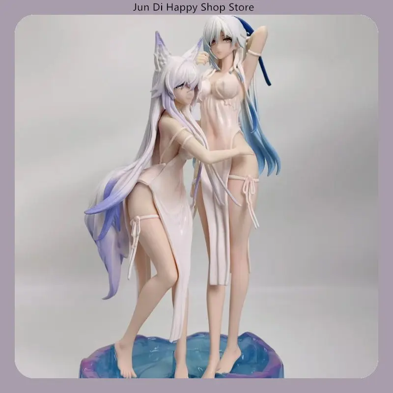 

Фигурка аниме-девушек в стоячей позе, коллекционная статуэтка, украшение для рабочего стола, игрушка, подарок для фанатов