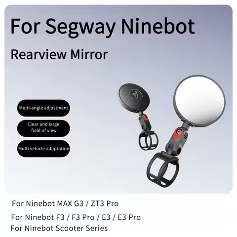 Original Rearview Mirror Rear View Mirrors for Segway Ninebot MAX G3 ZT3 Pro F3 F3 Pro E3 E3 Pro Electric Scooter Accessories
