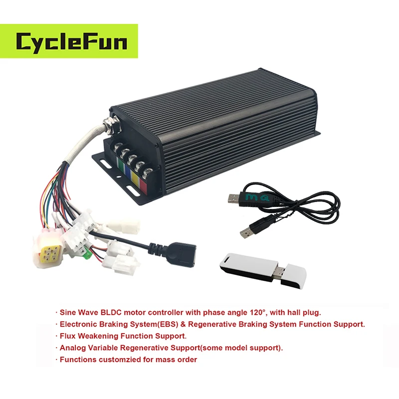 High Power MQCON Sabvoton SVMC72150-M Hall Sensor V2 72V DC 150A Controller For Electric Hub Motor E-bike Scooter Motorcycles