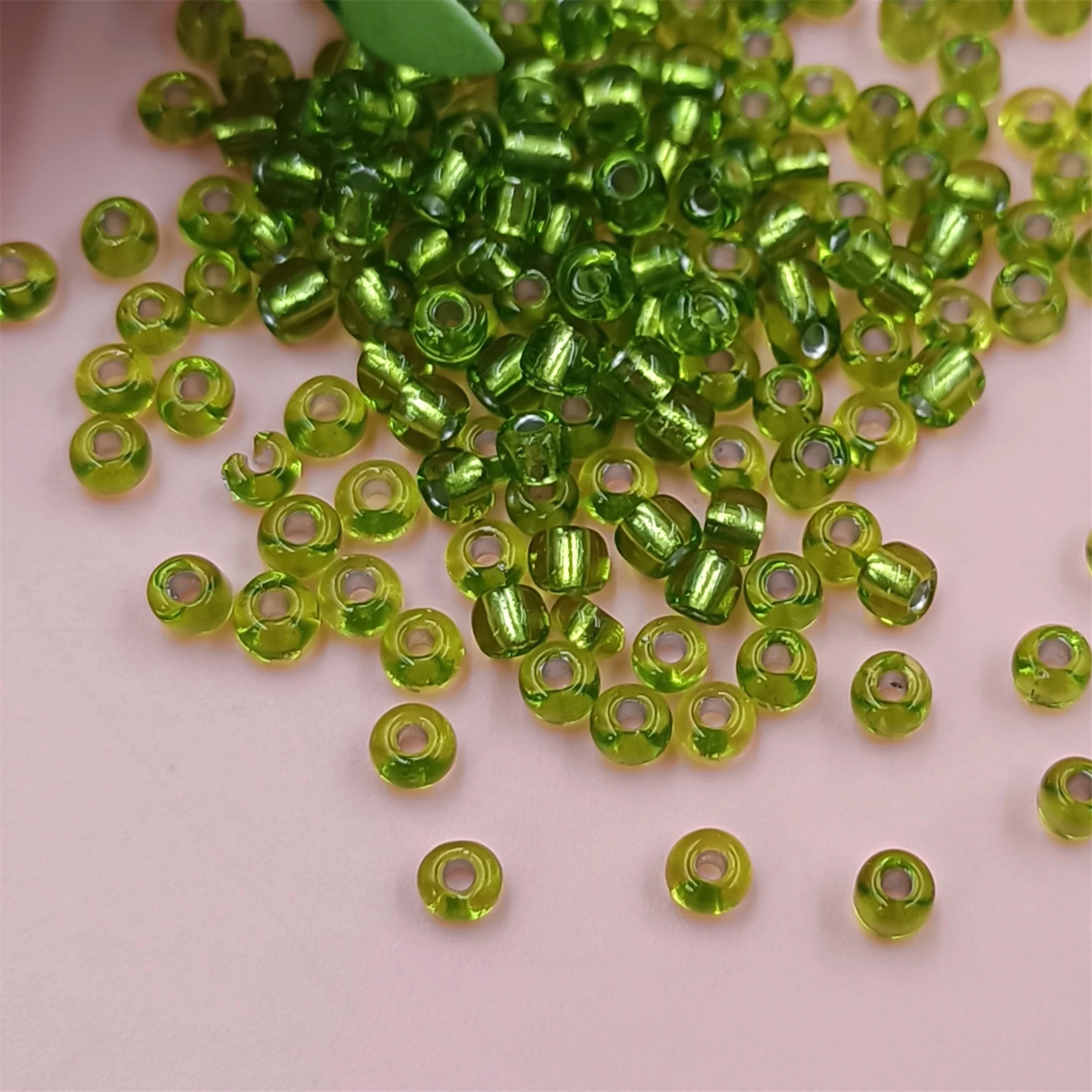 4mm 100Pcs Colorful Charm Glass Seed Loose Spacer Beads For Jewelry Making DIY Earrings Necklace Bracelet Handmade Material