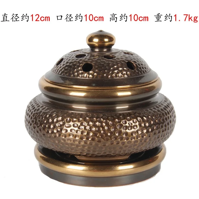 Copper , Hammered , Decorative , Handmade Incense Burner, Taiwanese Craftsmanship