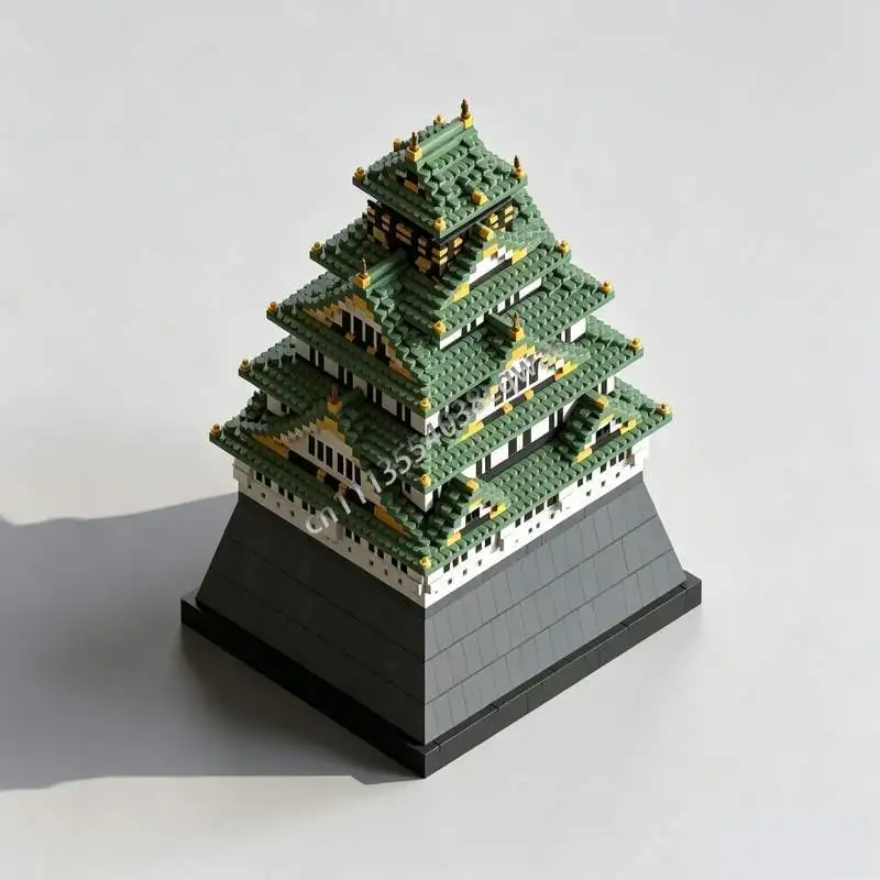4757PCS Osaka Castle MOC Architecture Building Blocks Model Custom Puzzle DIY Assembly Educational Toy Collection Display Gift