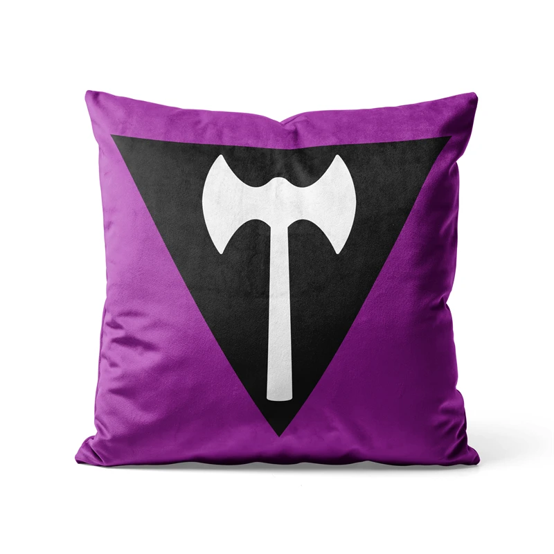 Gaslight Gatekeep Girlboss Labrys Lesbian Flag Pride LGBT Throw Pillow Covers Cushion Cases Pillowcases for Sofa 45cm x 45cm