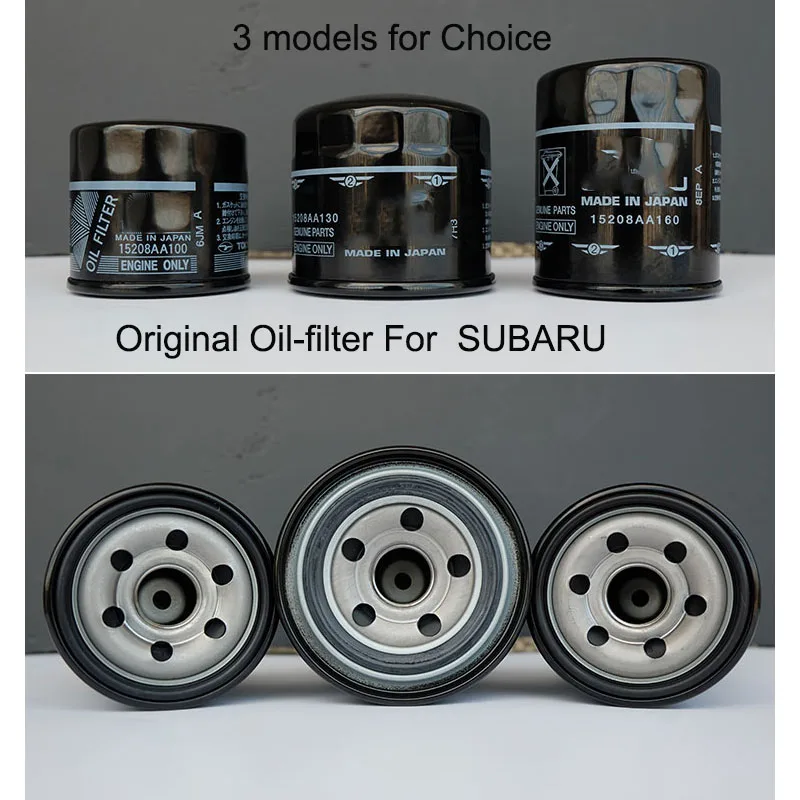 Car Original Parts Engine Oil Filter 15208AA100 &130&160 For Subaru Impreza Legacy Foreste BRZ XV  Outback Genuine parts