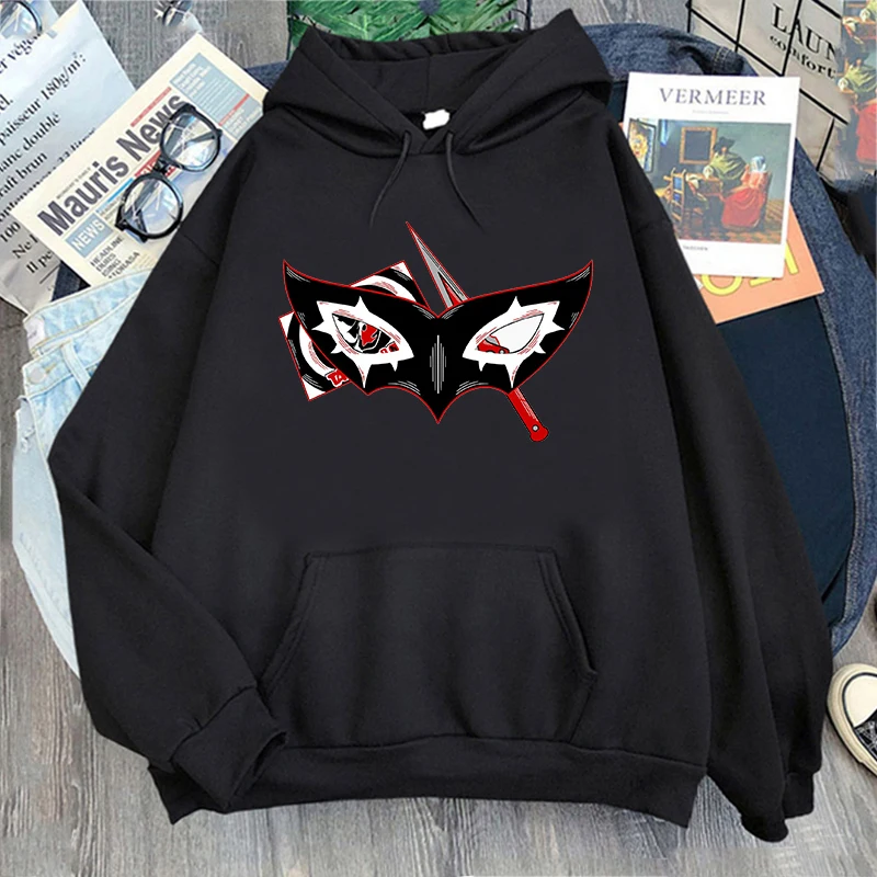 2024 Genshin Impact Arlecchino Hoodies Anime Cartoon Grafische Sweatshirt Lange Mouw Heren Vrouwen Genshin Impact Sweatshirts