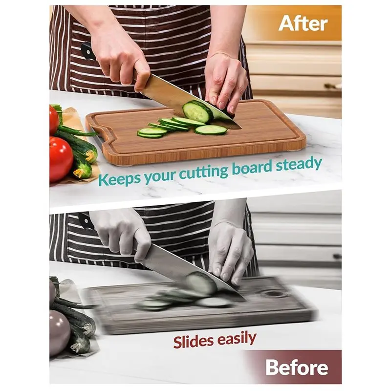FYBL-40Pcs Self-Adhesive Transparent Anti Slip Pads Multi Size Non Slip Mat For Cutting Board Furniture Shock Absorption