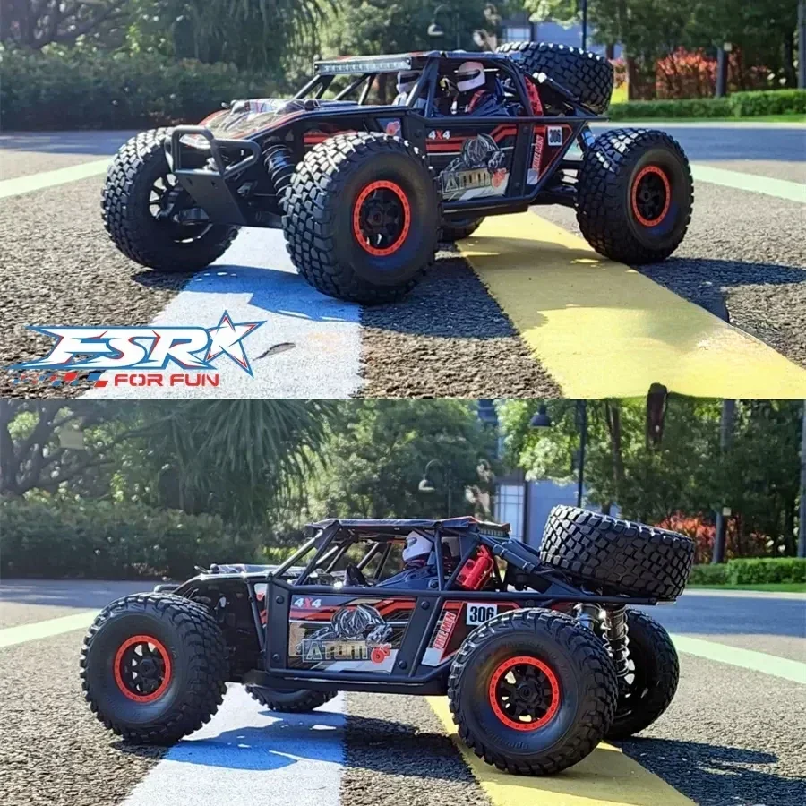 FSR ATOM Racing Car 1/8 RC High Speed 6S Brushless 4WD 2.4G Off-road Desert Truck Electric Remote Control Buggy Model Toy Adults