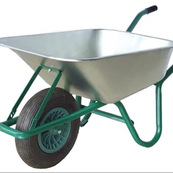 construction solid green wheel barrow WB3800