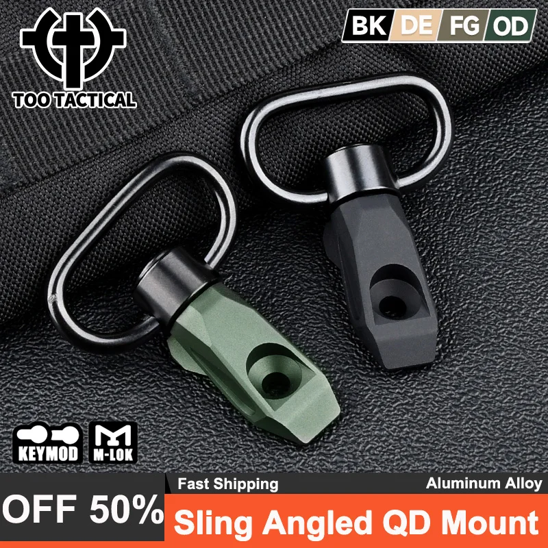 

Tactical SI Metal QD Sling Mount Angled Slings Adapter For M-LOK Keymod Base WADSN Hunting Accessories Quick Release Buckle