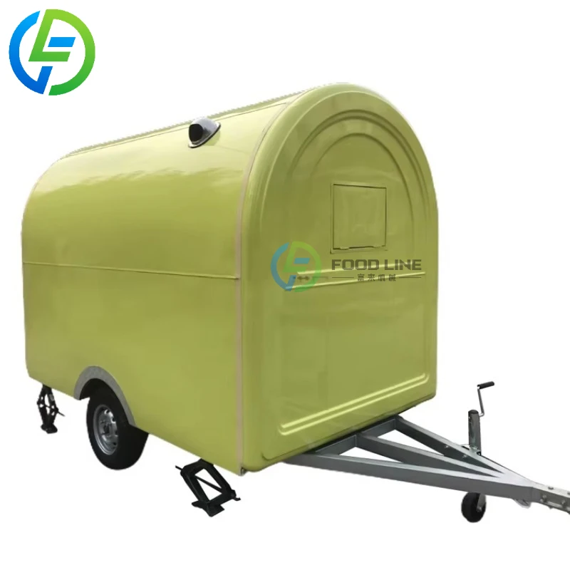 

Customized Hot Dogs Catering Food Trailer and Ice Cream Truck For Winery Fast Food Stainless Steel Street Food Stall