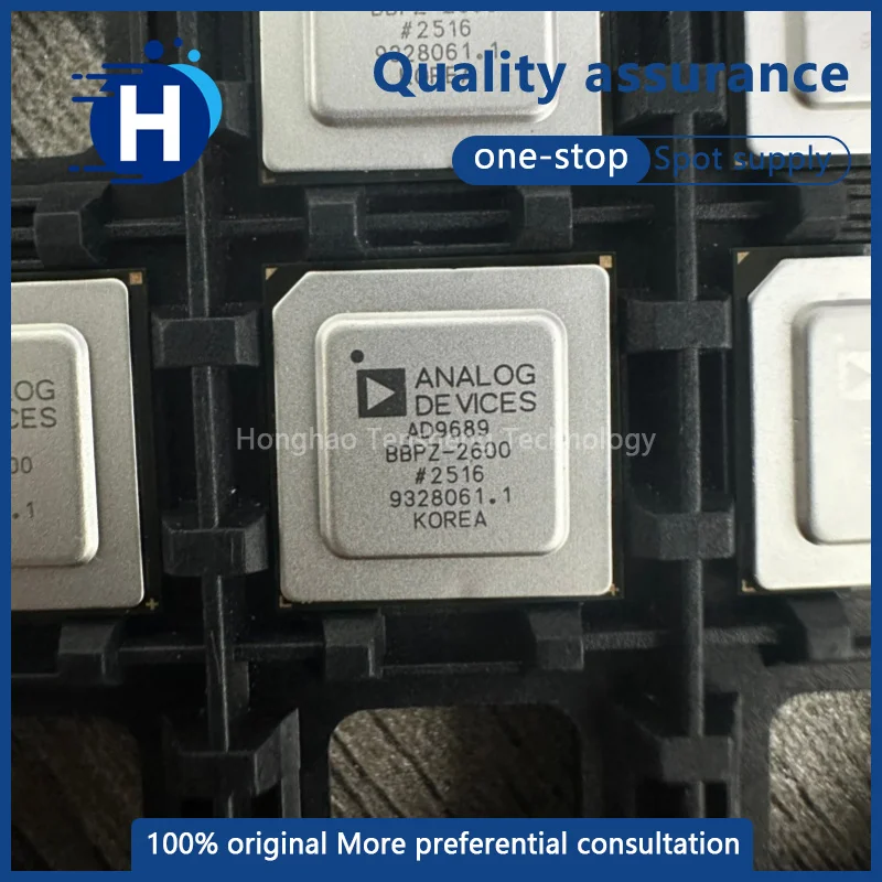 1 piece of high-quality AD9689BBPZ-2600 high-resolution analogue-to-digital converter chip in a BGA-196 package