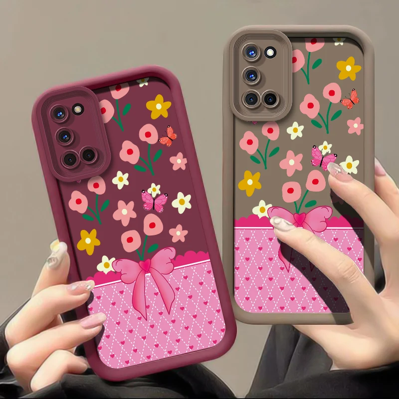 Capa de Telefone com Estampa de Borboleta para Google Pixel 10 Pro XL, Capa Matte à Prova de Choque para Pixel 7 8 9 Pro 7A 8A 9A, Capa de Silicone