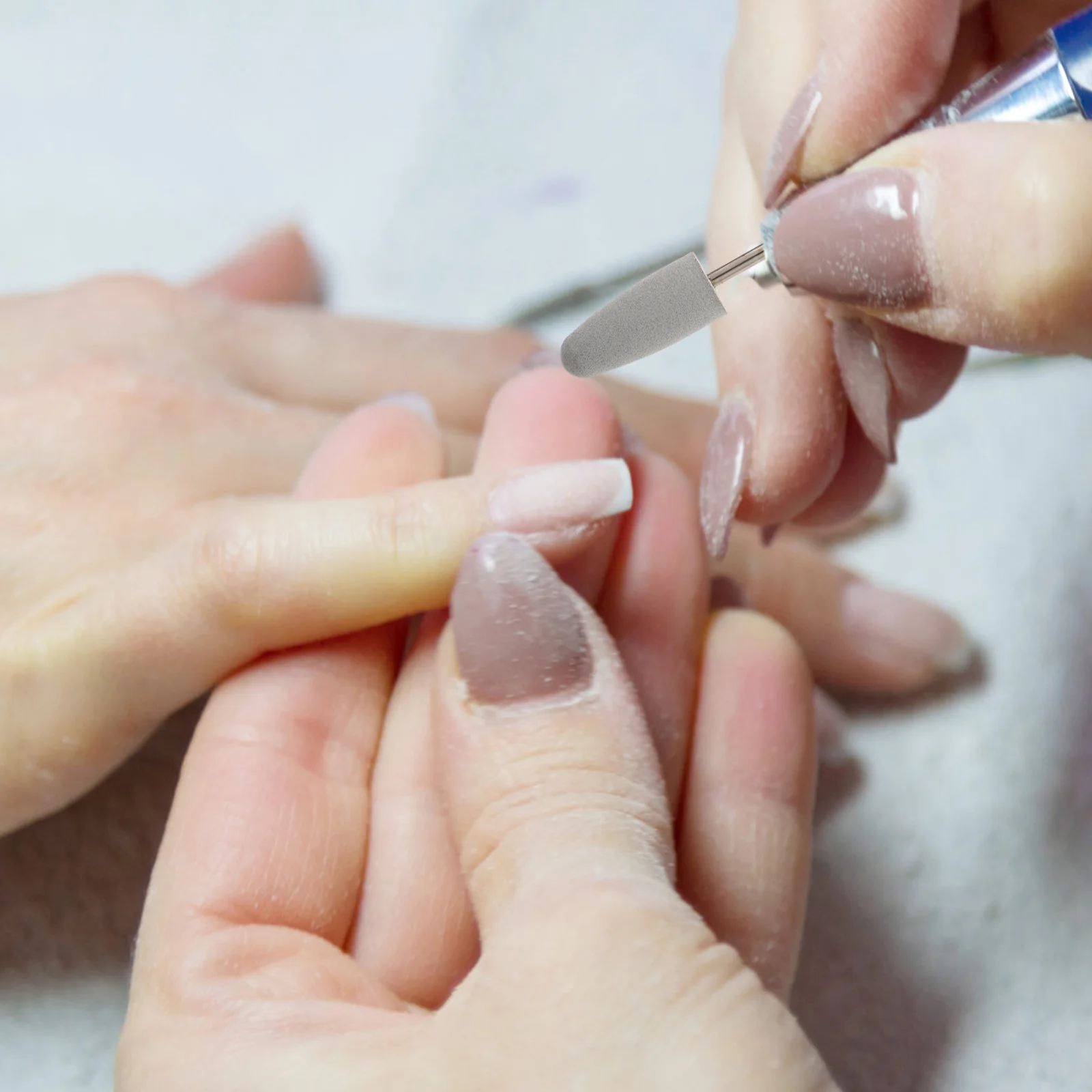 Nagelboor Siliconen nagelslijpkop Nagellakkop voor elektrische manicuremachine (OM52) nagelboren