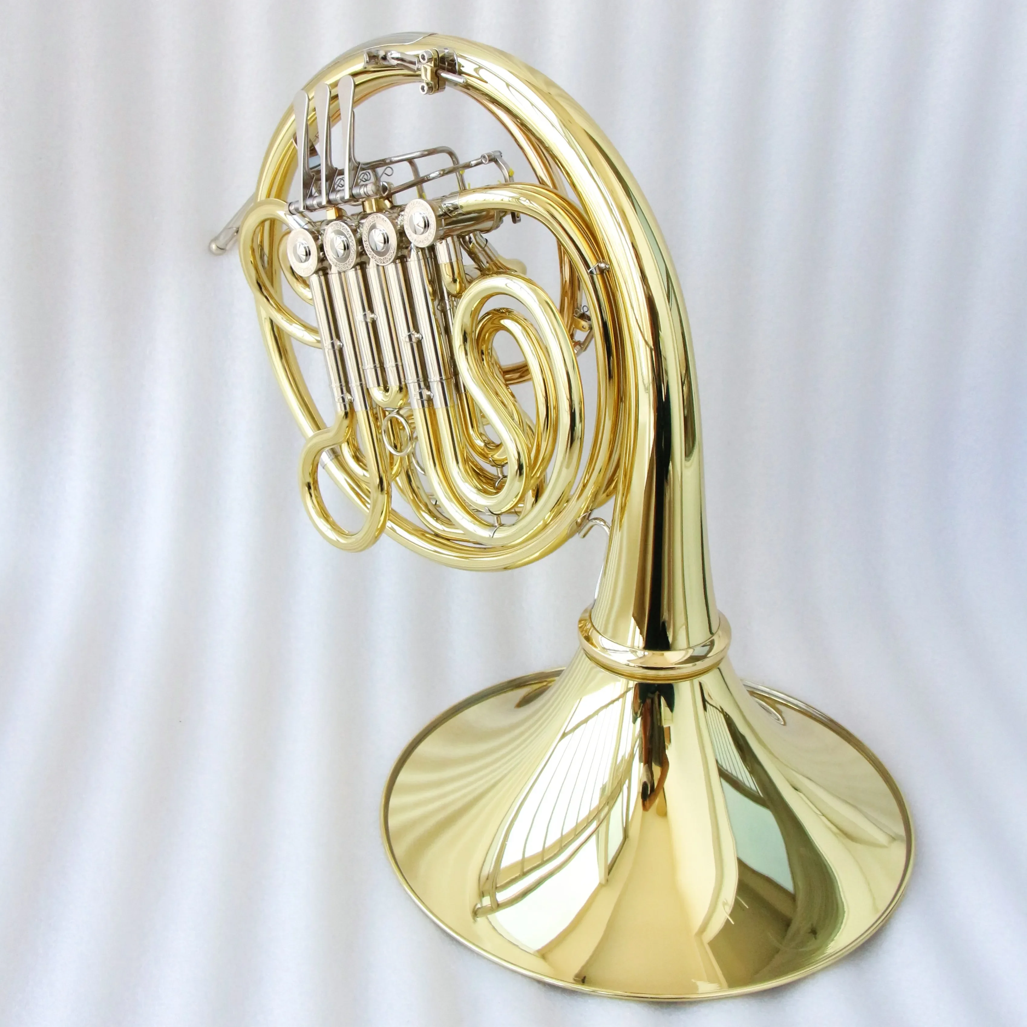 Professional Big Size Separated Bell French Horn Clear Plate BB Tone 4-Key Double French Horn Factory Price French Horn