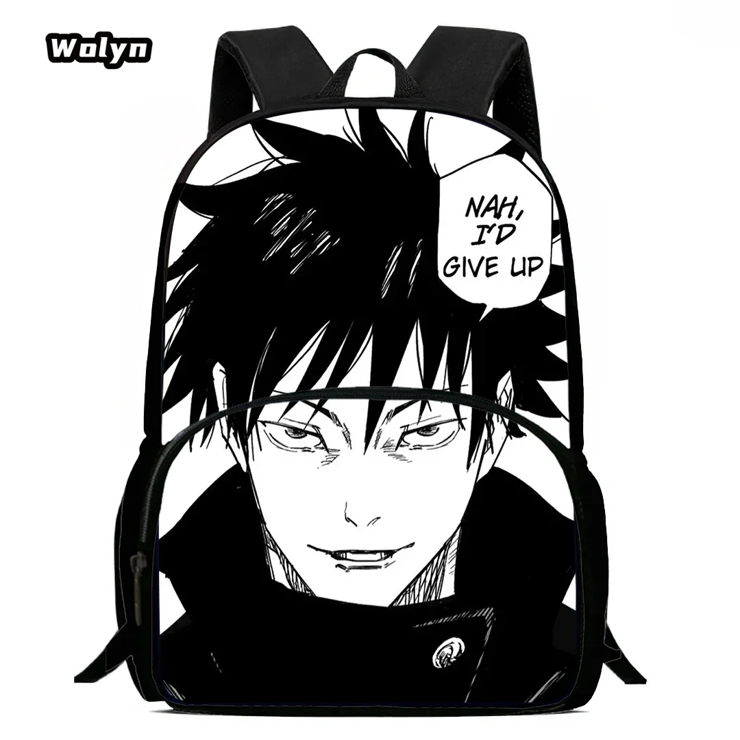 

Anime Mahito School bags for Boy Girls Mochila Cartoon Children's Backpack,Light Weight Kids Backpack for Primary Students