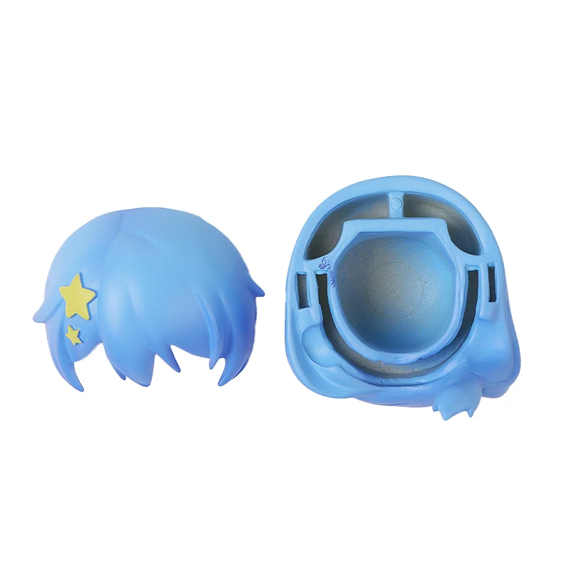 Ob11 人形プラスチックヘア交換人形の髪ヘッドモールドアクセサリーオビツ 11 Gsc ボディ 1/12 Bjd ヘッドシェル人形ボディ少年少女