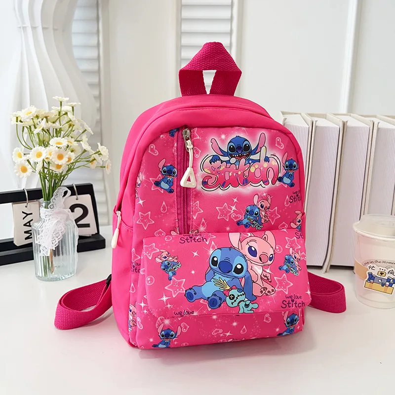 

Mickey Mouse Disney Kids Schoolbag Kindergarten Stitch Cartoon Print Backpack Boys Girls boy Cute Fashion baby Casual Backpack